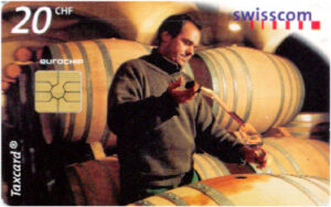 CH, swisscom, Winzer, 20CHF, Fassprobe