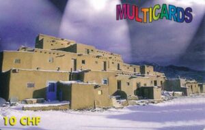 CH, Multicards, 10CHF, Pueblos, Schnee
