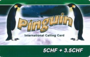 CH, Pinguin, 5+3.5CHF, 2 Tiere