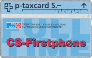 CH, PTT, Credit Suisse, 5, CS-Firstphone