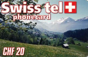 CH, SwissTel, CHF20, Berge, Wappen Schweiz