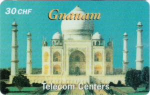CH, telecom centers, Tadsch Mahal, 30CHF, Gnanam gelb