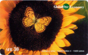 CH, GlobalOne, SFR30, Sonnenblume, Schmetterling