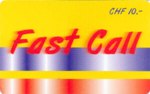 CH, Fast Call, CHF10, gelb/rot/blau