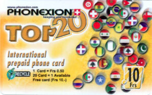 CH, phonexion, 10Frs, Top20, International
