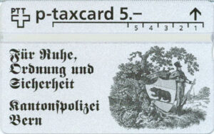 CH, PTT, Kantonspolizei Bern, 5, Ruhe und Ordnung