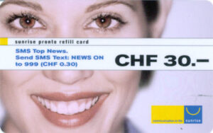 CH, sunrise, Frau, CHF30, SMS Top News