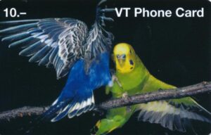 CH, VT Phone Card, 10, Wellensittich