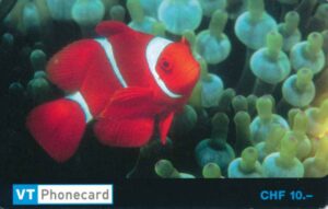 CH, VT phonecard, CHF10, Fisch