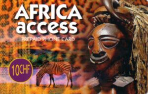 CH, Africa access, 10CHF, Zebra, Maske