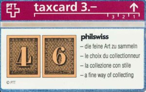 CH, PTT, Briefmarken, 3, philswiss, Zürich 4/6