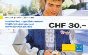 CH, sunrise, Mann, CHF30, get the newest ringtones