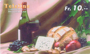 CH, Teleline, Fr10, Wein Brot Käse