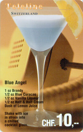 CH, Teleline, Drink, CHF10, Blue Angel