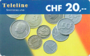 CH, Teleline, CHF20, Münzen Belgien