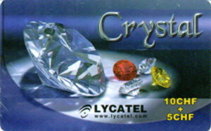 CH, Lycatel, 10+5CHF, Crystal, Kristalle