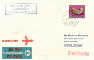 First Flight Zürich-Ankara 1960