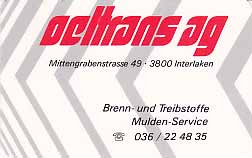 CH, Oeltrans 1995, Brenn- und Treibstoffe