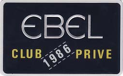 EBEL, 1986, Club Prive, schwarz