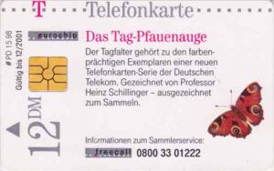 DE, Telecom, Tier, 12DM, Tag-Pfauenauge