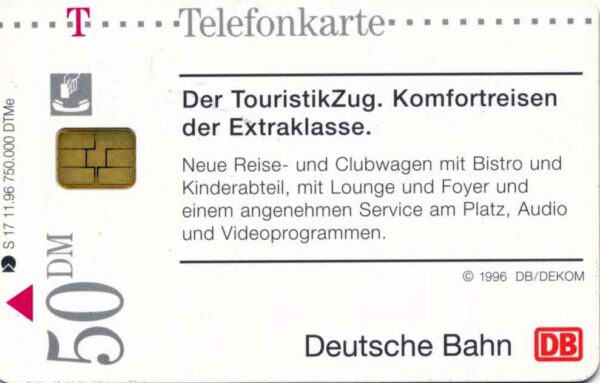 DE, Telecom, Weiss, 50DM, DB, TouristikZug