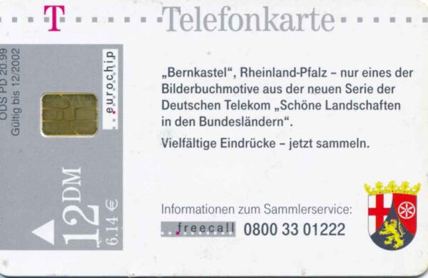 DE, Telecom, Grau, 12DM, Bernkastel, Rheinland-Pfalz