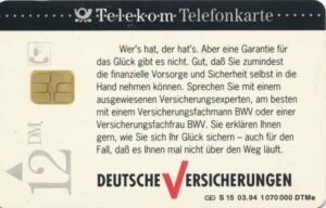 DE, Telecom, Versicherung, 12DM, DEUTSCHE