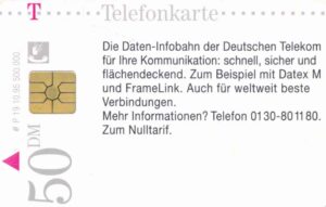 DE, Telecom, Text, 50DM, Die Daten-Infobahn