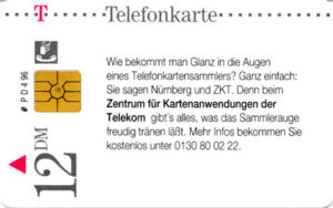 DE, Telecom, Text, 12DM, Glanz