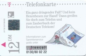 DE, Telecom, 12DM, dingender Fall, Zauberbuch