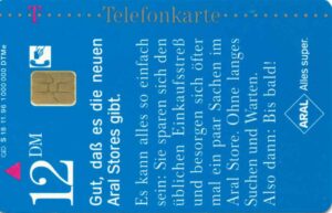 DE, Telecom, Aral, 12DM, neue Stores