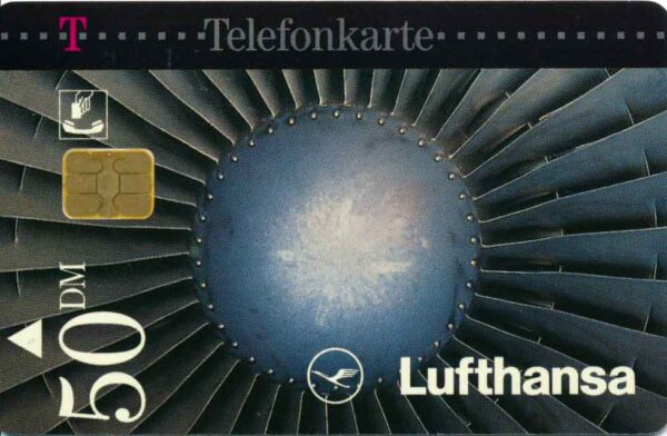 DE, Telecom, 50DM, Lufthansa, Triebwerk