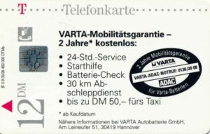 DE, Telecom, 12DM, VARTA, Batterien