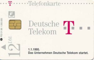 DE, Telecom, Text, 12DM, Deutsche Telekom