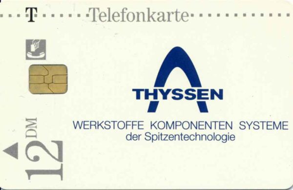 DE, Telecom, 12DM, Thyssen, Werkstoffe