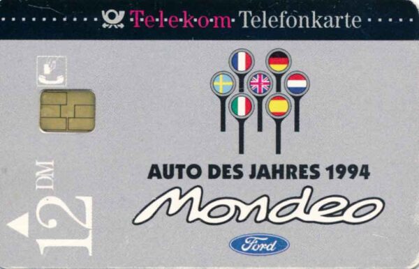 DE, Telecom, Auto, 12DM, Ford Mondeo, 1994