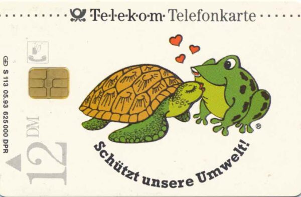 DE, Telecom, 12DM, Schiltkröte, Frosch, Umwelt