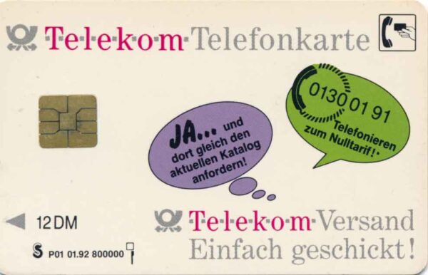 DE, Telecom, 12DM, Versand, Einfach geschickt