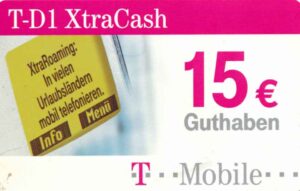 DE, T-Mobile, 15€, T-D1 XtraCash, XtraRoaming