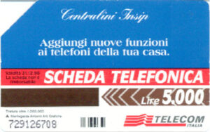 IT, Telecom Italia, L5000, Centralini Jnsip