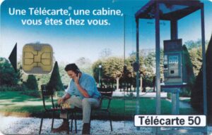 FR, France Telecom, 50, Mann, Schachspiel, Telefonkabine