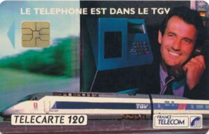 FR, France Telecom, 120, Eisenbahn TGV, Mann