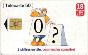 FR, France Telecom, Vorwahl, 050, Frau, Plakat