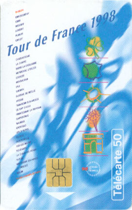 FR, France Telecom, TdF1998, 50, Etappen-Orte