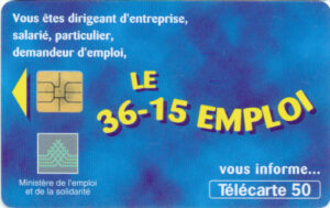 FR, France Telecom, emploi, 50, Le 36-15, dunkelblau