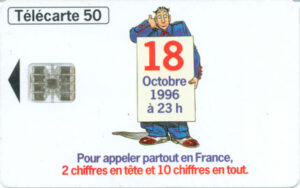 FR, France Telecom, Vorwahl, 050, Mann, Plakat