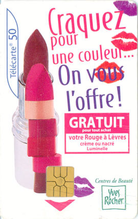 FR, France Telecom, Yves Rocher, 50, Lippenstift