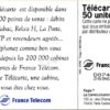 FR, France Telecom, 50, Telefonkabine, Mann, Surfbrett