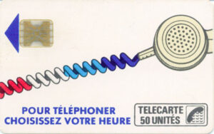 FR, France Telecom, 50, Telefonkabel, Höhrer, weiss, chip alt