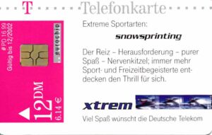 DE, Telecom, Rosa, 12DM, xtrem, snowsprinting